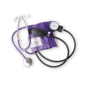 シングルヘッド聴診器付き Ce/ISO 承認医療用アネロイド血圧計 (MT01029005)